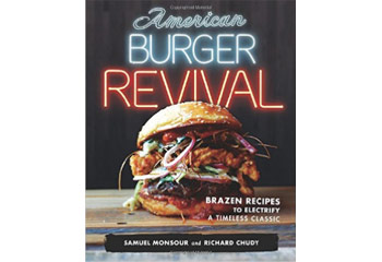 book with burger on cover